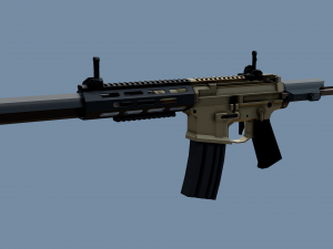 AAC Honey Badger 3D Model