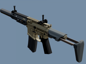 AAC Honey Badger 3Dモデル