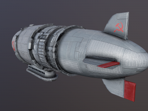Kirov Airship Model 3D