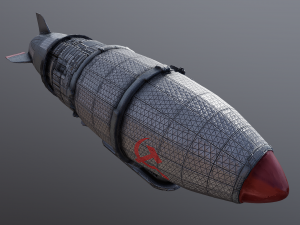 Kirov Airship Model 3D