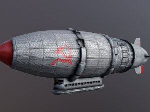 Kirov Airship Model 3D