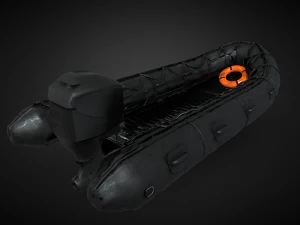 Combat Rubber Reconnaissance Craft 3D Model