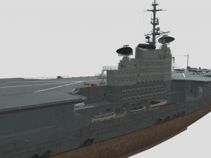 Oswald Boelcke Aircraft Carrier 3D Model