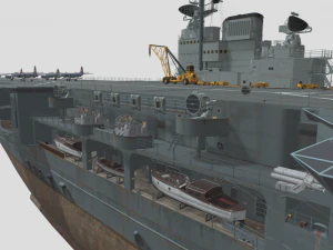 Oswald Boelcke Aircraft Carrier 3D Model