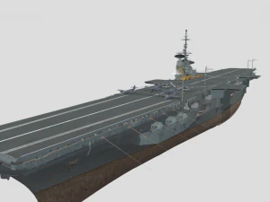 Oswald Boelcke Aircraft Carrier 3D Model