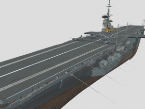 Oswald Boelcke Aircraft Carrier 3Dモデル