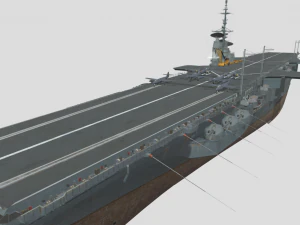 Oswald Boelcke Aircraft Carrier 3D Model