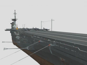 Oswald Boelcke Aircraft Carrier 3D Model