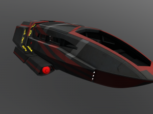 Class shuttlecraft 3D 模型