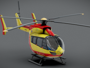 Helicopter Security civil 3Dモデル