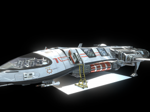 Spaceship VG-7X 3D Model