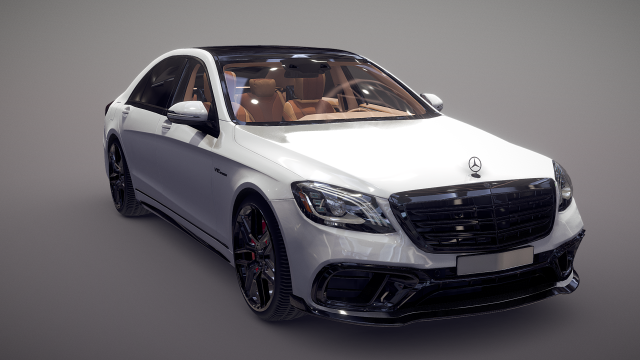 Mersedes-Benz s65 w222 3D 모델 .c4d .max .obj .3ds .fbx .stl .blend 