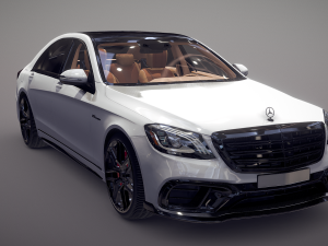 Mersedes-Benz s65 w222 3D Model