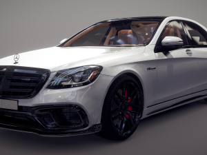 Mersedes-Benz s65 w222 3D 모델