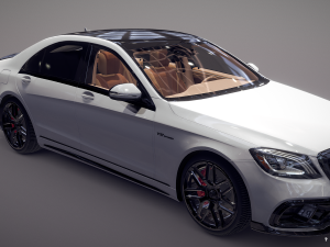 Mersedes-Benz s65 w222 3D 모델