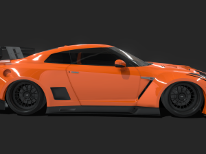 Nissan GT-R R35 GT 3D Model