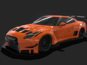 Nissan GT-R R35 GT 3D Model