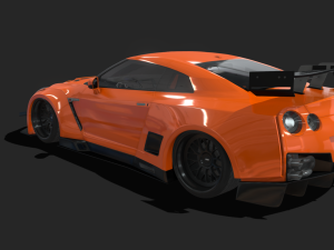 Nissan GT-R R35 GT 3D Model