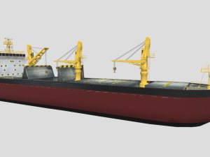 Bulk carrier 3D Model
