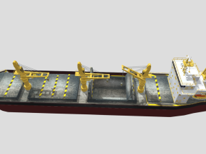 Bulk carrier 3D Model