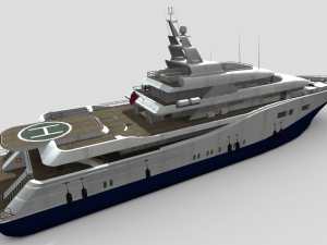 Moderne Yacht 3D Модель