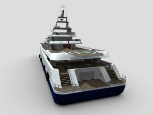 Moderne Yacht Model 3D