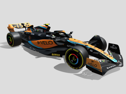 McLaren MCL60 F1 Modèle 3D
