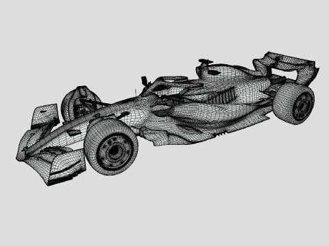 McLaren MCL60 F1 Modèle 3D