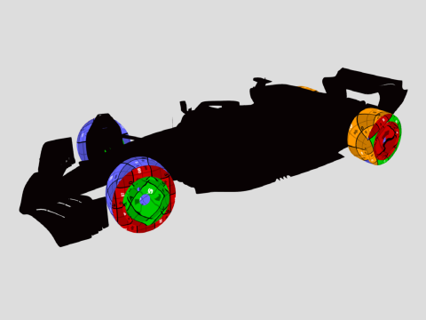 McLaren MCL60 F1 Modèle 3D