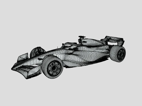 Aston Martin F1 AMR23 Modelo 3D