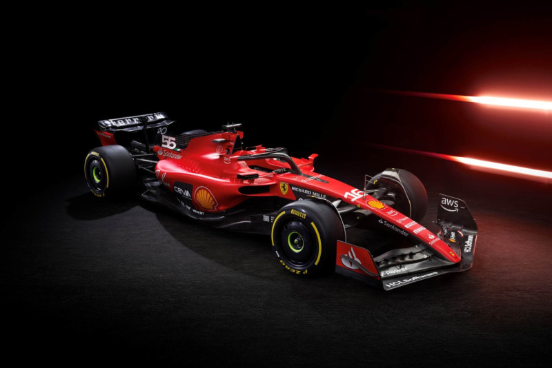 Scuderia Ferrari F1 SF23 3D Model .c4d .max .obj .3ds .fbx .stl .blend 