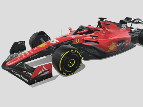 Scuderia Ferrari F1 SF23 3D Model