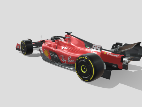 Scuderia Ferrari F1 SF23 3D Model