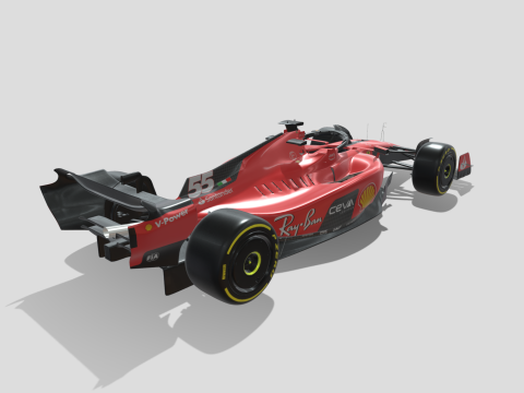 Scuderia Ferrari F1 SF23 3D Model