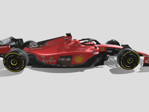 Scuderia Ferrari F1 SF23 3D Model