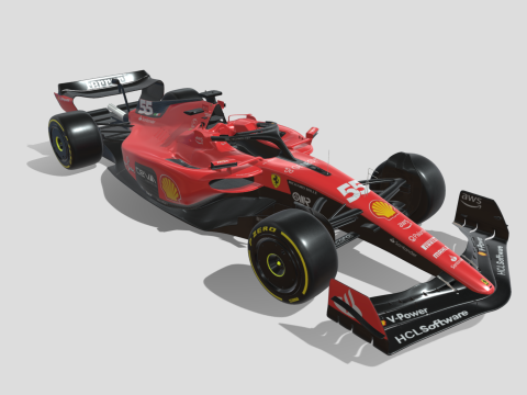 Scuderia Ferrari F1 SF23 3D Model
