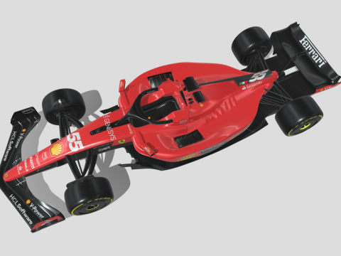 Scuderia Ferrari F1 SF23 3D Model