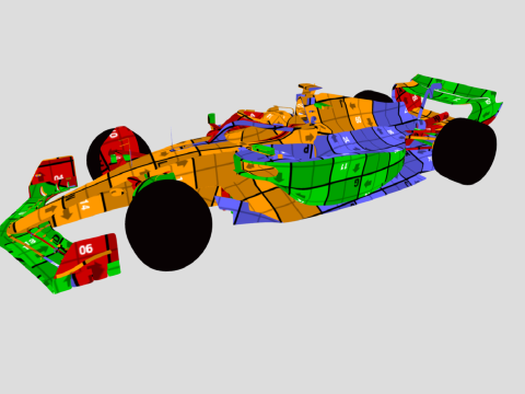 Scuderia Ferrari F1 SF23 3D Model