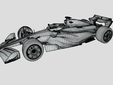 Oracle ReBull F1 Car RB19 Model 3D