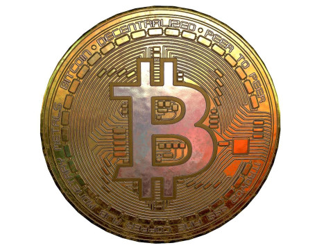 Bitcoin Coin High Resolution Digital Asset 3D Model
