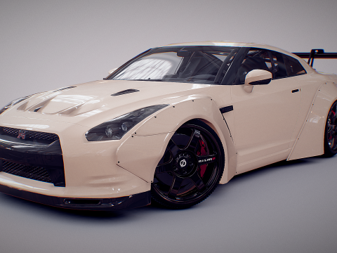 Nisan Skyline GTR Modelo 3D