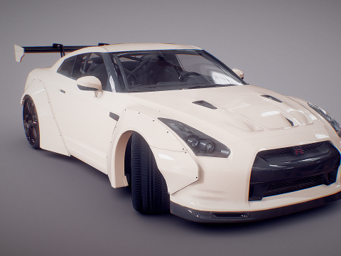 Nisan Skyline GTR 3D Model