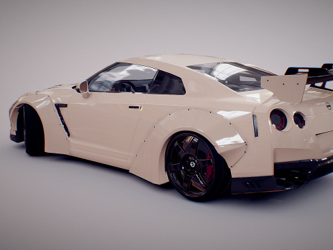 Nisan Skyline GTR 3D Model