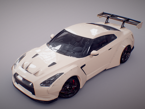 Nisan Skyline GTR 3D Model