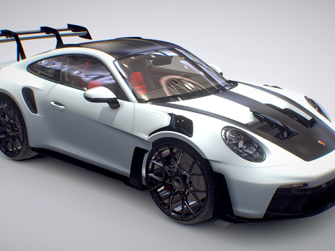 Porsche GT3 RS 3D मॉडल