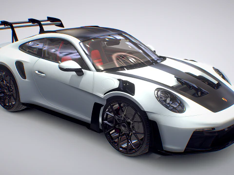 Porsche GT3 RS 3D Modell