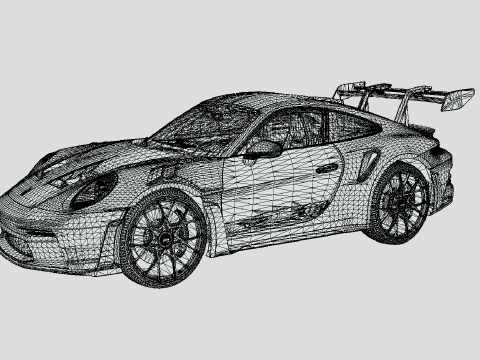 Porsche GT3 RS Modelo 3D