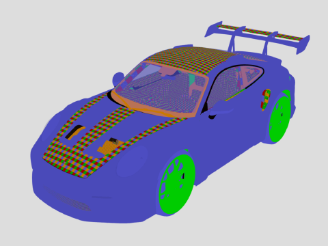 Porsche GT3 RS Modelo 3D