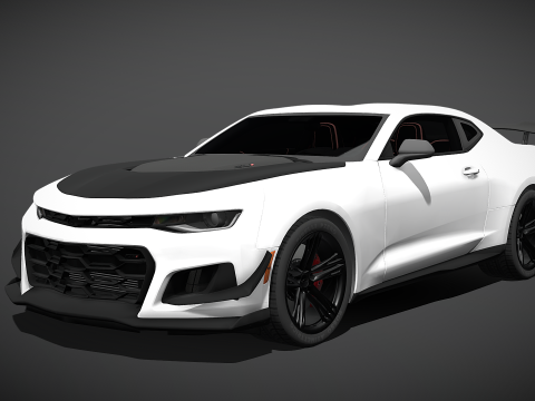 Chevrolet Camaro ZL1 1LE 3D Модель