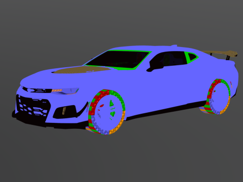 Chevrolet Camaro ZL1 1LE 3D Модель